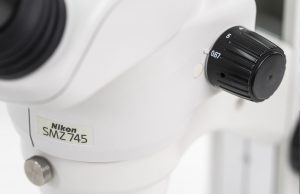 Nikon Stereomikroskop SMZ745 Detailaufnahme Zoomwechsler