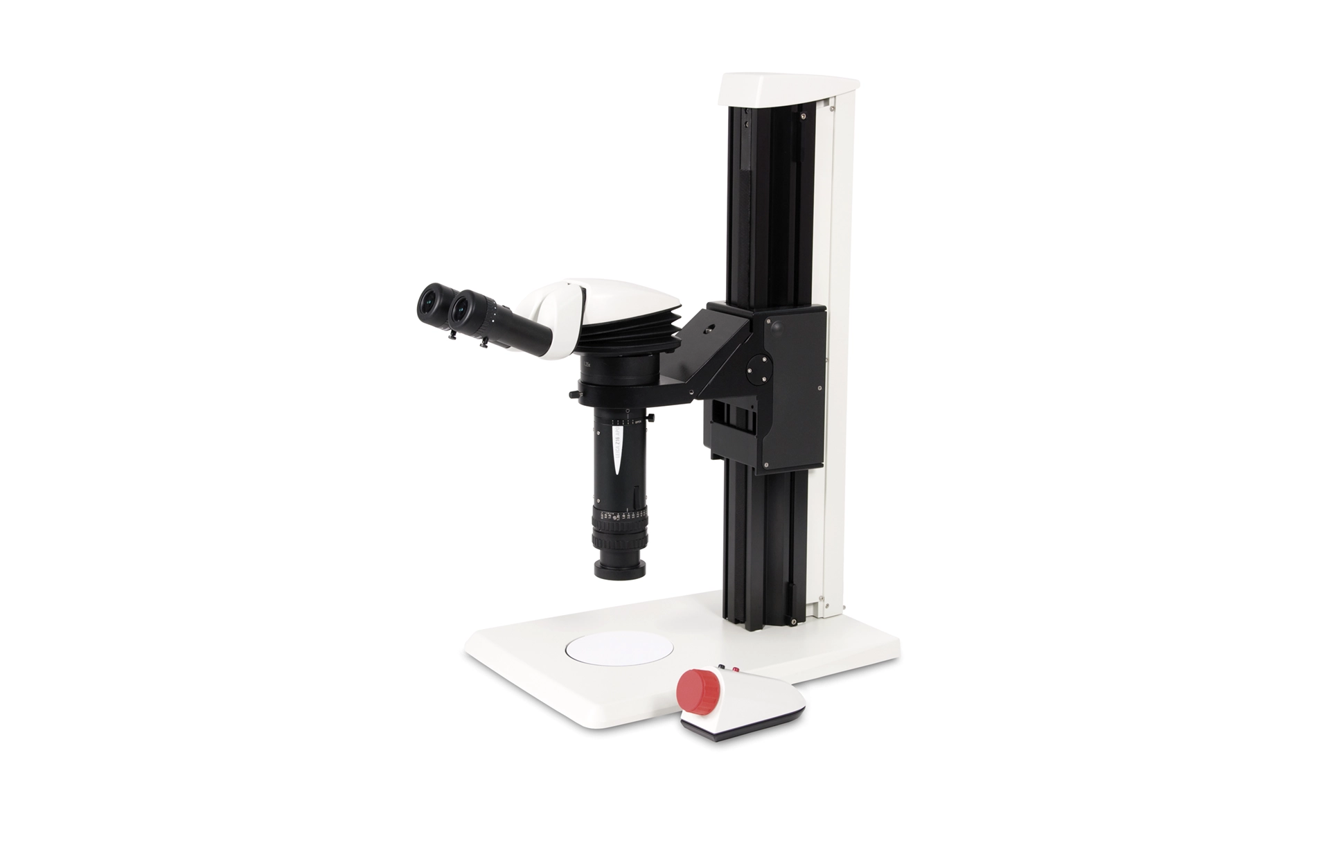 Leica Z16 APO Makroskop mit Binotubus und Handsteuerung, rechtsseitig
