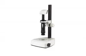 Leica Z16 APO Makroskop mit Mikroskopkamera und Durchlichtbasis TL BFDF, rechtsseitig